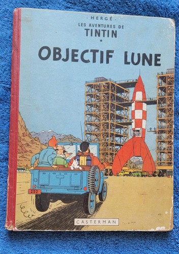 Tintin objectif lune - objectif, /