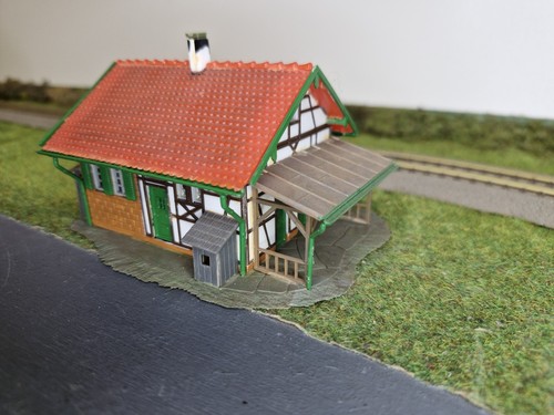 Maquette maison colombages - maquette,