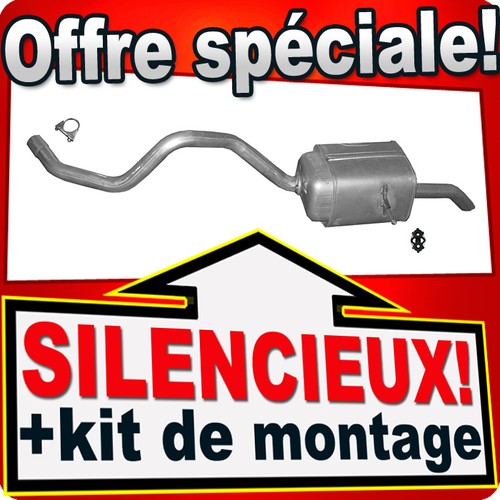 Silencieux arriere pour - silencieux,