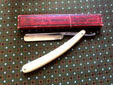 rasoir HELJESTRAND ESKILSTUNA ROYAL KINDAL antique cut throat coupe choux razor