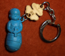 Porte-Clés Jolie miniature Bébé bleu en couche Biberon CAMBRAI T P F