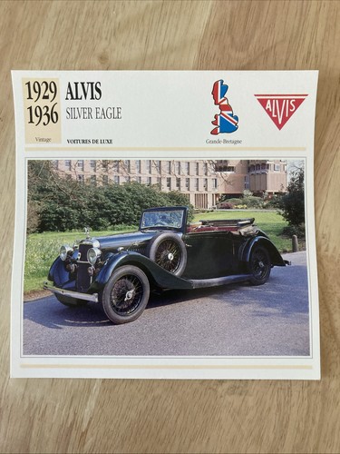 Alvis silver eagle - silver, 1929