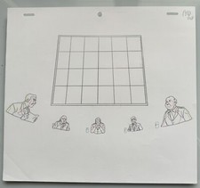 Galaxy Express lot DESSIN ORIGINAL (  douga Leiji Matsumoto albator anime cel )