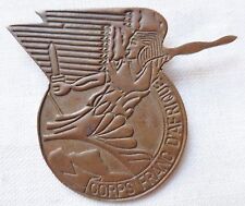 Insigne Commando WWII 1942 CFA CORPS FRANC D'AFRIQUE ORIGINAL (Grazziani) badge