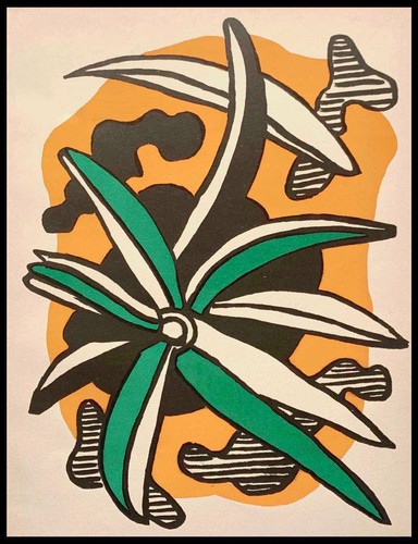 Fernand leger fleur - :,
