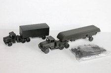 ROCO MINITANK HO Z-167 CAMION PORTE CONTAINER + Z-196 BARGE TRANSPORT US + Z-197