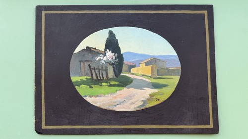 Tableau ancien huile sur