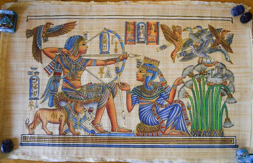 Papyrus chasse king tut - chasse,