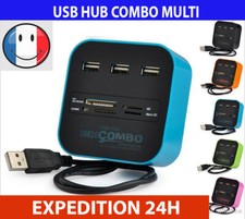 3 Ports Multi USB Hub Combo