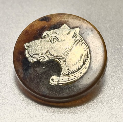 Bouton ancien corne avec - bouton,