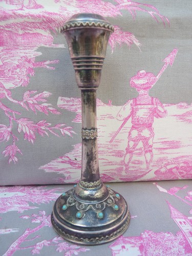 Petit bougeoir argent - petit, en