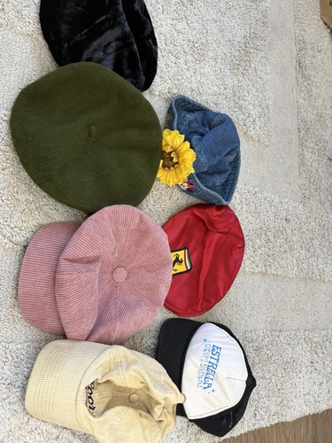 Lot vintage hats - 7,