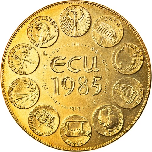 France médaille ecu europa - france,, médaille,