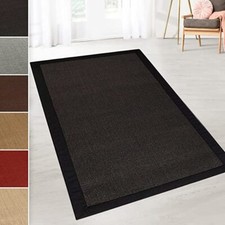 100 % Pur Tapis En Sisal Amazonas Avec Bordure En Différentes Couleurs/Tailles