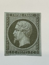 Timbre 1 centime Napoléon III