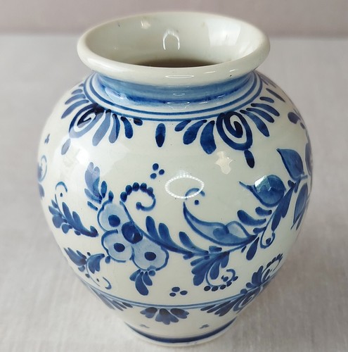 Ancien petit vase décor - petit, vase,
