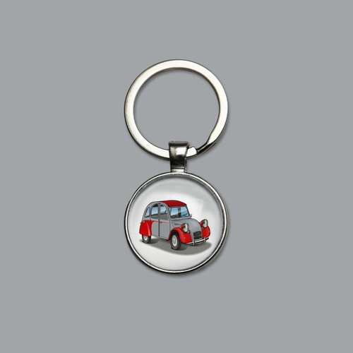 Porte clés citroën - citroën, 2cv