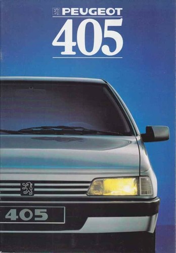 Catalogue brochure peugeot 405 - catalogue,