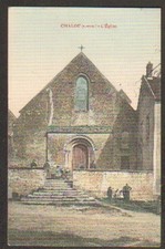 CHALOU (91) EGLISE tres animée