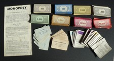 lot complet billets, cartes et
