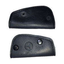 Porte-clés Mercedes Benz Classic en cuir véritable 1088900661 noir