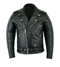 Blouson de moto en cuir Brando