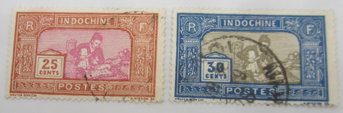 Indochine timbres 141 - n°, +