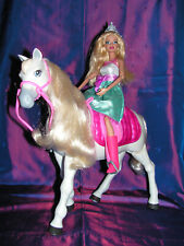 BARBIE  PRINCESSE aventure n° 68417  CHEVAL  danse ,hennie, s'illumine