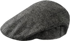 TOSKATOK  Casquettes plates en tweed pour femmes et hommes taille M 57-58cm 22"