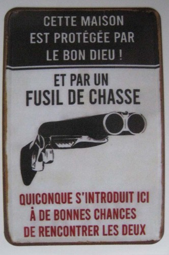Autocollant securite chasse - autocollant,