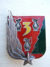 INSIGNE MILITAIRE - ALAT 3e REGIMENT HELICOPTERES DE COMBAT, FRAISSE G3409