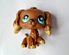 Authentic Littlest Pet Shop #960 Cocker Chien dog  Yeux Bleus Lot 231