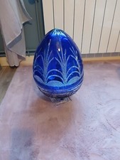 Cave à CHAMPAGNE Cristal Bleu N° 264 / 500 et ses 5 Flûtes Cristal