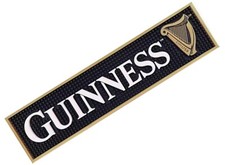 Guinness Harpe / Doré Bordure PVC Barre Déversement Tapis 500mm x 125mm