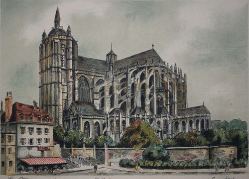 Mans cathedrale saint - mans,