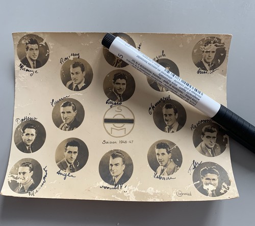 Rare carte photo - , stade