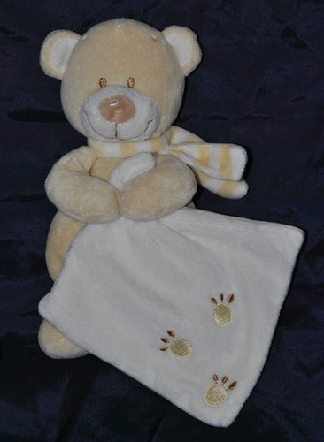 Peluche doudou ours beige - doudou,