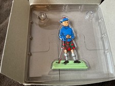 Tintin metal figurine Les