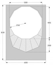 Tente De Waard Apollo 5, gold, 5 couchages, 100% coton, comme neuve