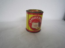 ANCIENNE BOITE RONDE LA POULE AU POT 20 UNITES LE CONSOMME PARFAIT