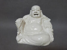 Bouddha Hotei rieur Magot blanc de Chine Dehua XIXeme siècle antique chinese 
