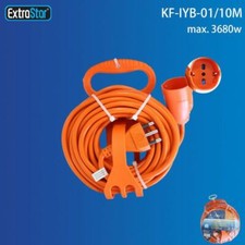 X Câble Rallonge Électrique Sortie Schuko 10 M Extérieur Jardin Linq