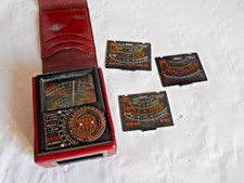 Ancien Photmètre Realt Photo Qualité Boîtier Cuir + Cadrans Interchangeables