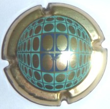 Capsule de Champagne: Extra !!!  TAITTINGER 	Vasarely  ,n°97 à  -50%