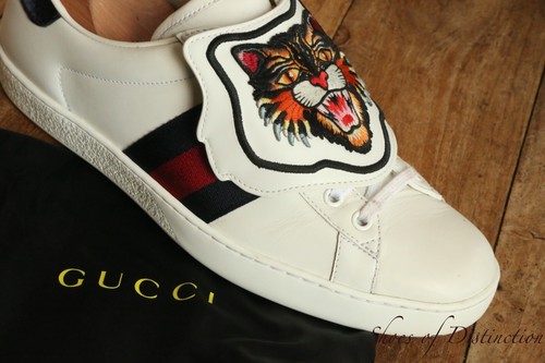 Gucci ace tiger snake skin - gucci,