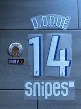Kit flocage DOUE #14 Patch PSG Third 25-26 Ligue 1 Maillot LFP + Snipes + Patch