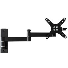 Support mural noir pour écran