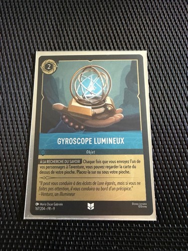Carte lorcana tcg chapitre - carte, 9