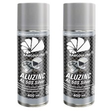 ALUZINC SPRAY 2 x 400 ml ZINC-ALU PROTECTION ANTICORROSION CLÔTURE DE JARDIN ...