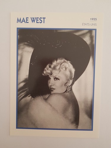 Mae west carte fiche - west,